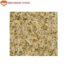 A pedra natural ardeu a resistência forte da mancha do granito da areia do amarelo da pedra G682 do granito
