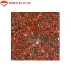 Pedra ardida lustrada do granito, laje vermelha do granito da flor imperial da Índia