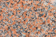 Lustrado/afiou telhas da pedra do granito G562, laje vermelha do granito da folha de bordo