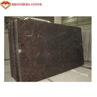 O granito bronzeado lustrado poço Ston de Brown da Índia da natureza telha o tamanho padrão ou personalizado