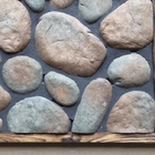 Pedra cultivada da textura exterior claro moderno com a instalação fácil