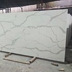 Corte - - pedra artificial de quartzo do tamanho, cozinha branca Worktops de quartzo