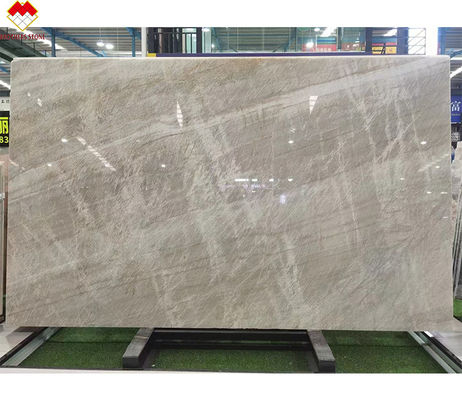 18mm CNF Taj Mahal Quartzite Branco Cristallo Countertop de Pedra Backlit para Decoração Doméstica