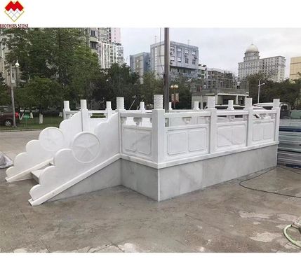 Condições de entrega FOB/CNF Marmo Branco Porta-malas Balcão Balustrade de balcão Balustrade para villa
