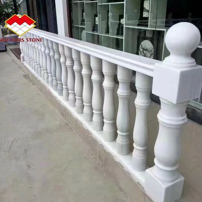 Condições de entrega FOB/CNF Marmo Branco Porta-malas Balcão Balustrade de balcão Balustrade para villa
