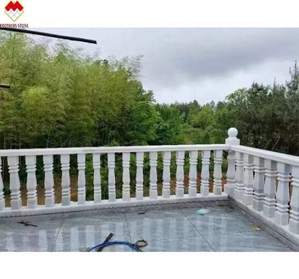 Condições de entrega FOB/CNF Marmo Branco Porta-malas Balcão Balustrade de balcão Balustrade para villa