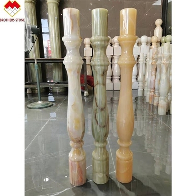 Hotel ou Villa personalizado Escalão de Alabastro de Mármore Branco Baluster estilo de design moderno