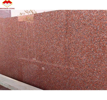 Modern India Placas de granito vermelho para parede exterior interior Pedras e estrutura de porta superfície afiada