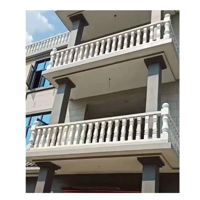 Baluster de pedra de mármore de granito branco para barrancos Condições de entrega personalizadas FOB/CNF