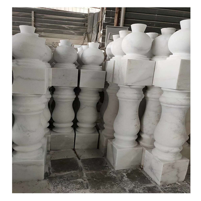 Baluster de pedra de mármore de granito branco para barrancos Condições de entrega personalizadas FOB/CNF