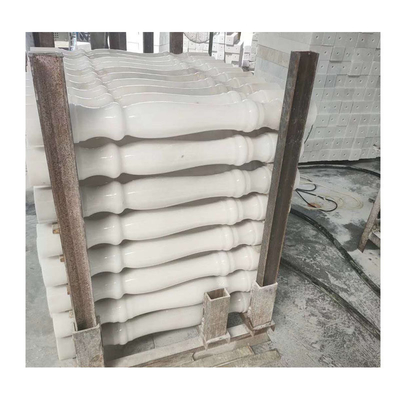 Baluster de pedra de mármore de granito branco para barrancos Condições de entrega personalizadas FOB/CNF