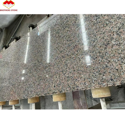 Acabamento de superfície afinado moderno Rosa rosa Porrino 635 Chapa de granito para decoração de villa