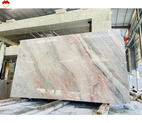 18 20mm espessura Rosa lajes de pedra A escolha perfeita para bancadas e painéis de parede
