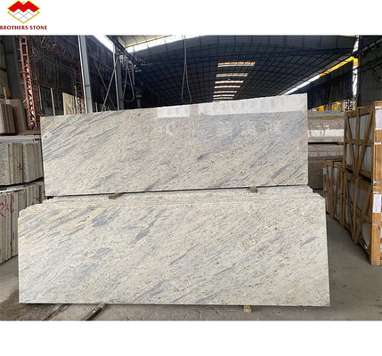 Chapas de granito de textura branca cortadas à medida exportadas da Índia para o design de villas e hotéis