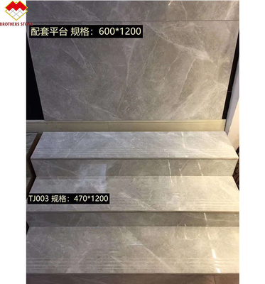 Absorção de água de cerca de 0,12% Moderno vidrado porcelana escada telhas para escada