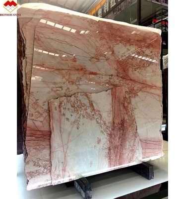 Marmo natural rosa fumado para azulejos de piso de luxo