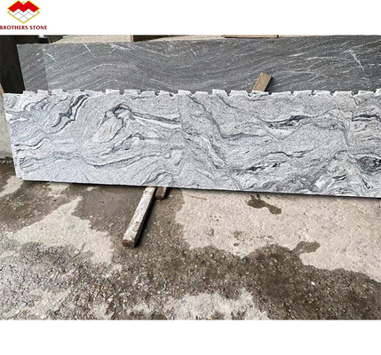 Low Per Square Foot Placas de granito branco viscônico para revestimento de parede exterior de villas modernas