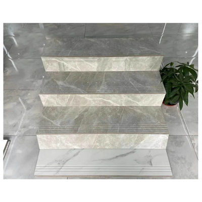Customizado porcelana vidradas de metal azulejo de chão antiderrapante de mármore olhar perfeito para escadas