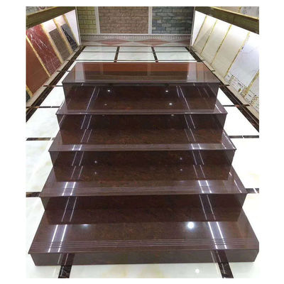 Customizado porcelana vidradas de metal azulejo de chão antiderrapante de mármore olhar perfeito para escadas