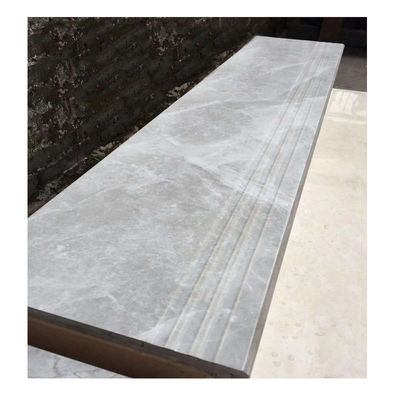 Customizado porcelana vidradas de metal azulejo de chão antiderrapante de mármore olhar perfeito para escadas