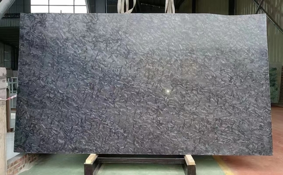 Superfície de couro natural escovado Matriz Versacepreto Clásico Negro Quartzita de Brasil