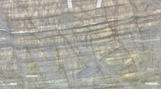 Cristal natural brasileiro Quartzite Pedra Luz Beige Taj Mahal Mármore para mesas de mesa 18mm