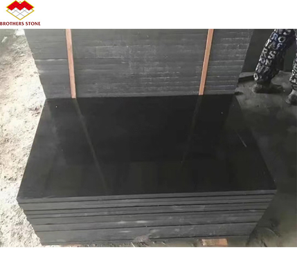 Estilo de Design Moderno Shanxi Blocos de Granito Negro 18mm Espessura Absoluta Chapa de Granito Negro
