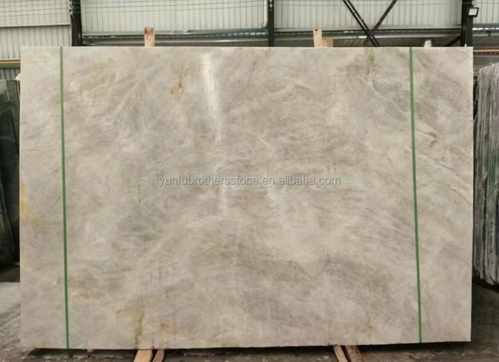 Cristal natural brasileiro Quartzite Pedra Luz Beige Taj Mahal Mármore para mesas de mesa 18mm
