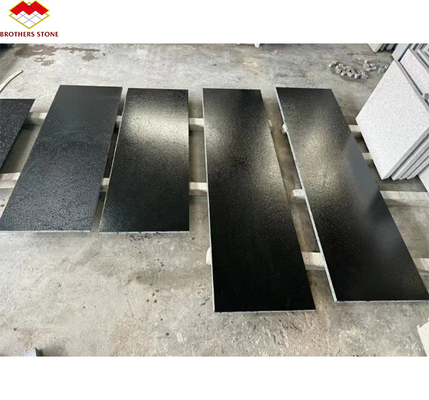 Estilo de Design Moderno Shanxi Blocos de Granito Negro 18mm Espessura Absoluta Chapa de Granito Negro