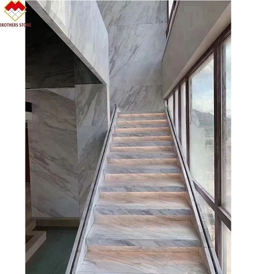 Lâmpada LED Moderna Seguindo Escada Antislip Interior Cristal Design de Mármore Branco FOB