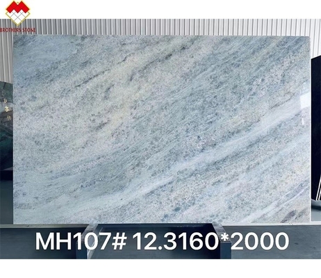 FOB Trade Backlit Azul Roma Quartzite Slab Ideal para Vanity Countertop no Brasil