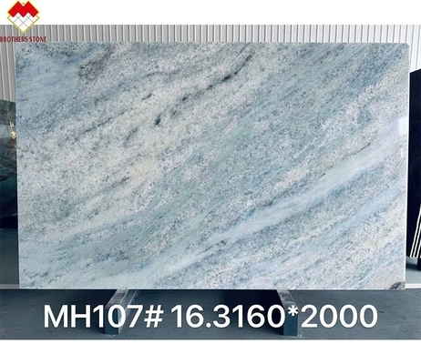 FOB Trade Backlit Azul Roma Quartzite Slab Ideal para Vanity Countertop no Brasil