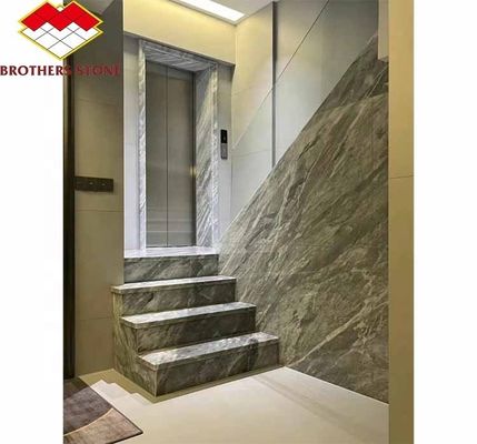 Pedra de mármore de calcite Luxury bordas polidas para sala de estar parede Backsplash pisos