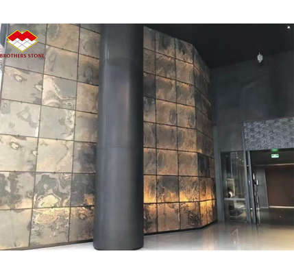 Adicione um toque de sofisticação ao design do seu hotel com azulejos de pedra de argila suave iluminados por trás