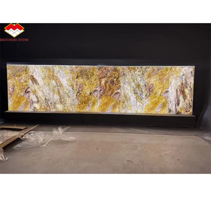 Folhas de ardósia de painel de pedra translúcido flexível para design de interiores de hotéis modernos