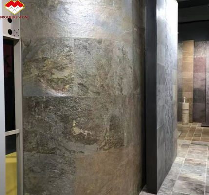 Design gráfico de interiores de hotéis Pedra natural flexível Veneer de painel de parede revestimento de telhas