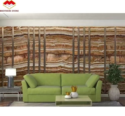 Textura translúcida de ónix de mármore do mar Negro polido para decoração de painéis de parede interiores