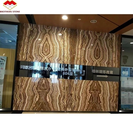 Textura translúcida de ónix de mármore do mar Negro polido para decoração de painéis de parede interiores