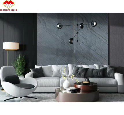 Telhas de parede ultrafinas de pedra natural para design de interiores de hotéis modernos