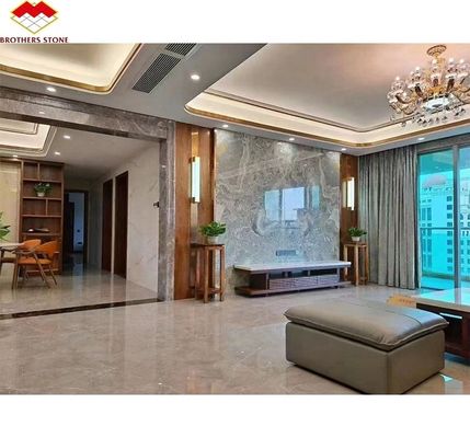 Pedra de mármore de ónix dourado e azul para o chão do hotel luxo pedra natural jade Slab Design