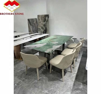 Pedra Natural Brasil Mármore retroiluminado Sodalite Quartzita Verde para Ideias de Design de Quarto