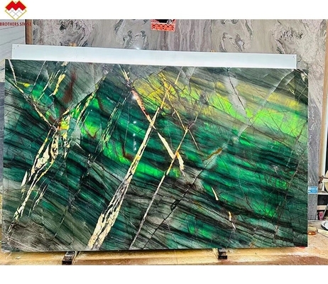18 20 mm Espessura Fuchsite Cristal Verde Luxo Real Esmeralda Verde Quartzite bancadas