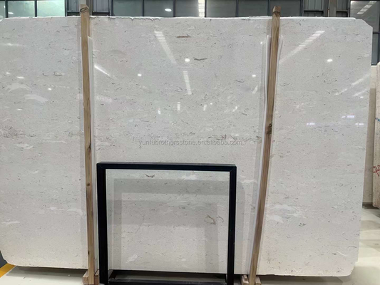 Projetos de construção em pequena escala Essencial Popular Luz Beige azulejos de parede de mármore natural