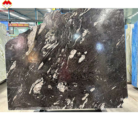 Componente Lavabo Polido Quartzite Negro Vanity Top para Design de Banheiro Final no Brasil