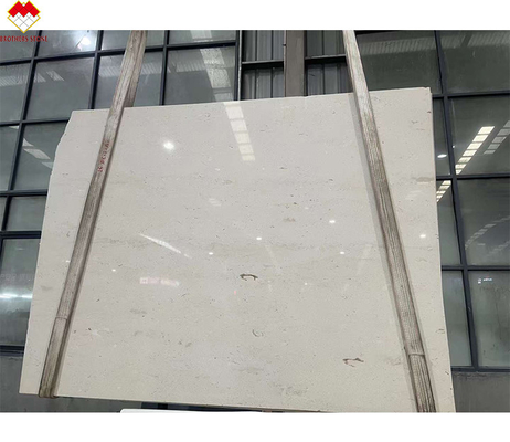 Yunfu Moonlight Beige Marmore Perlatino Big Slab para parede moderna da cozinha e telha de chão