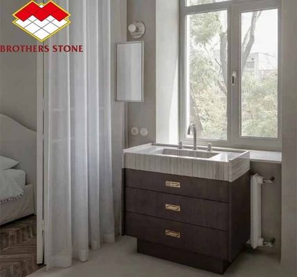Painéis de parede de piso/placas de madeira cinzenta de grão de mármore para estilo personalizado