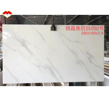 Big Slab White Nano Marble Stone A escolha ideal para uma bancada de design moderno