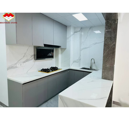 Big Slab White Nano Marble Stone A escolha ideal para uma bancada de design moderno
