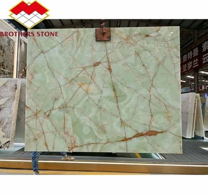 Exquisita safira verde ónix mármore jade pedra laje para sala de estar sala de jantar quarto