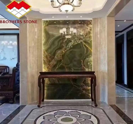 Exquisita safira verde ónix mármore jade pedra laje para sala de estar sala de jantar quarto
